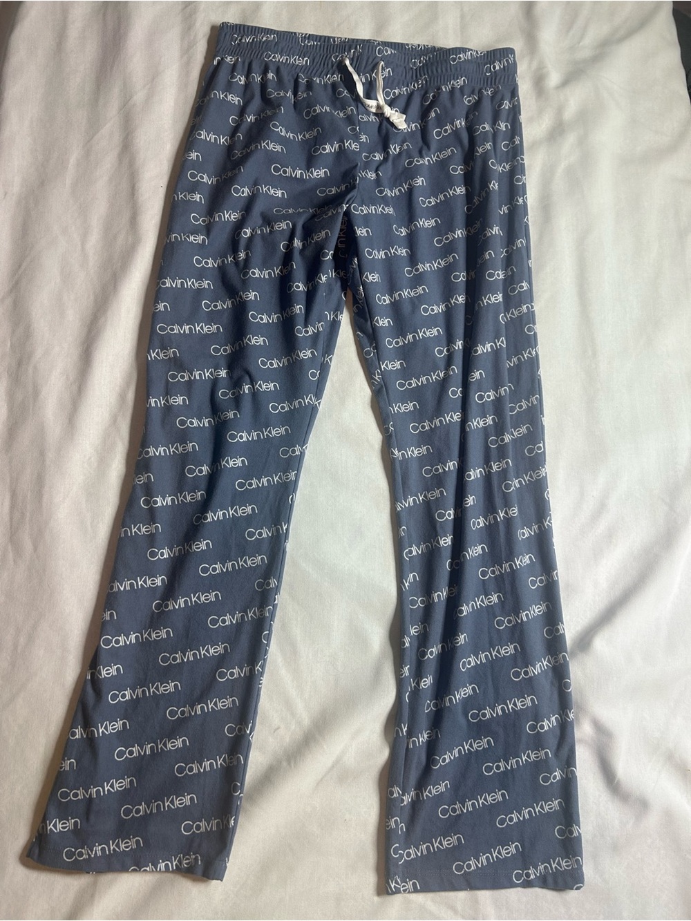 Calvin Klein Heather Navy Logo Lounge Pants